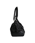 Half Moon Buckle Top Handle Bag, side view